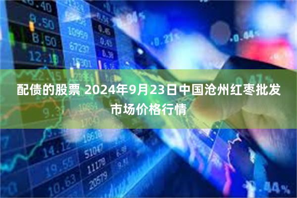 配债的股票 2024年9月23日中国沧州红枣批发市场价格行情